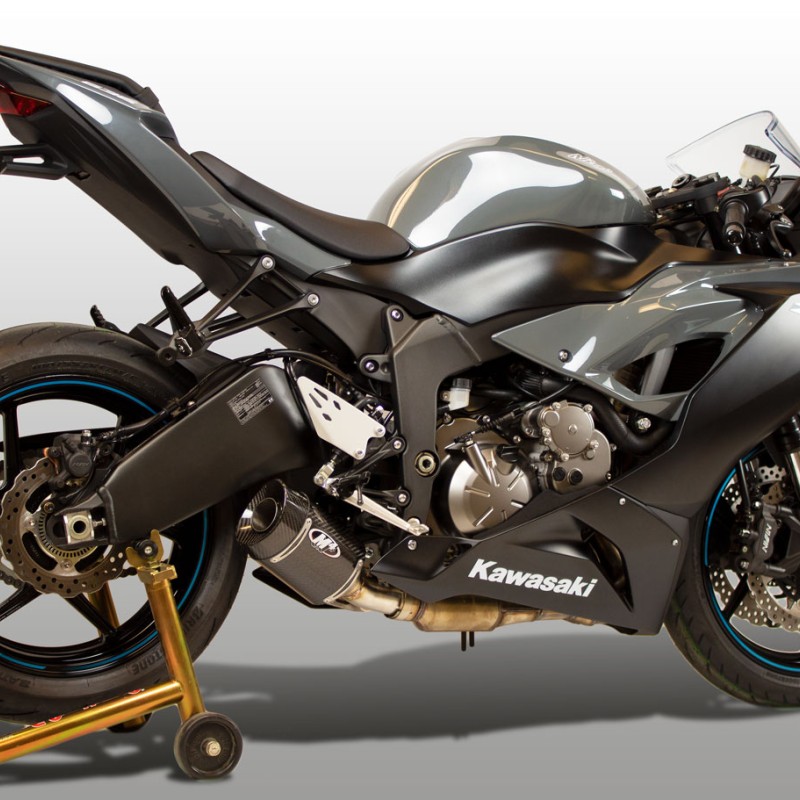 カワサキ ZX-6R M4 ストリートスレイヤー マフラー スリップオン M4 CARBON FIBER STREET SLAYER SLIP-ON 2009-2024 Kawasaki ZX-6R